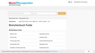 
                            4. Branchenbuch Fulda - Firmen in Fulda - meineoeffnungszeiten.de ...