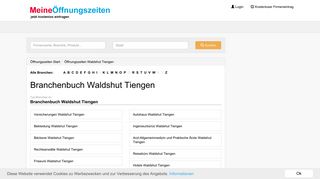 
                            5. Branchenbuch Waldshut Tiengen - meineoeffnungszeiten.de