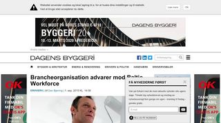 
                            8. Brancheorganisation advarer mod Baltic Workforce | Dagens Byggeri