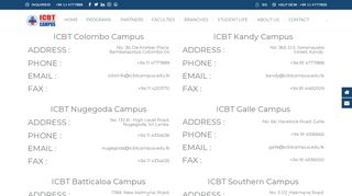 
                            8. BRANCHES - ICBT Campus