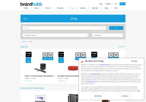 
                            13. Brand Hubb Shop – with great brands come great rewards