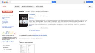 
                            13. Brand: It Ain't the Logo* (*It's What People Think of You) - Resultado da Pesquisa de livros Google