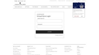 
                            8. Brand Store Login - Louis Philippe