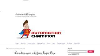 
                            11. Branding your salesforce Login Page - Automation Champion