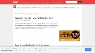 
                            5. Brands 4 Friends - wie funktioniert das? - CHIP