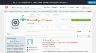 
                            10. BrandsEye Reviews | G2 Crowd