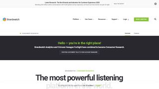 
                            6. Brandwatch Analytics: Social Media Listening Platform | Brandwatch