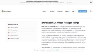 
                            6. Brandwatch & Crimson Hexagon Merge | Brandwatch