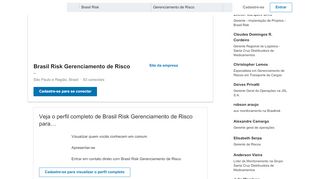 
                            6. Brasil Risk Gerenciamento de Risco - São Paulo e Região, Brasil ...