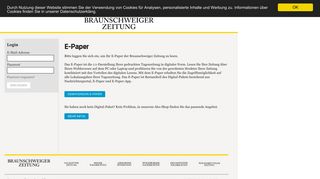
                            1. Braunschweiger Zeitung - E-Paper