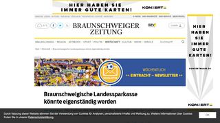 
                            7. Braunschweigische Landessparkasse könnte eigenständig werden ...