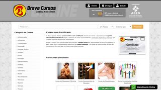 
                            5. Brava Cursos: Cursos Online com Certificado