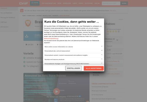 
                            13. Brave Browser Download – kostenlos – CHIP