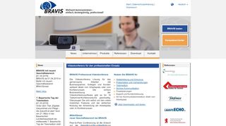 
                            7. BRAVIS Desktop Videokonferenzen - Support - SIP