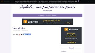 
                            11. bravo links | elisabeth - non può piovere per sempre - Altervista