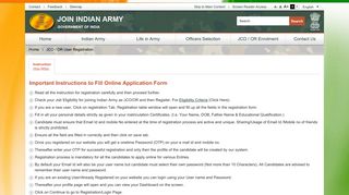 
                            2. BRAVO User Registration - Join Indian Army.