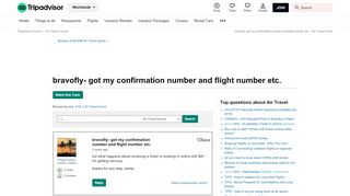 
                            8. bravofly- got my confirmation number and flight number etc. - Air ...