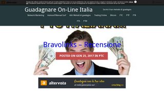 
                            7. Bravolinks - Recensione | Guadagnare On-Line Italia