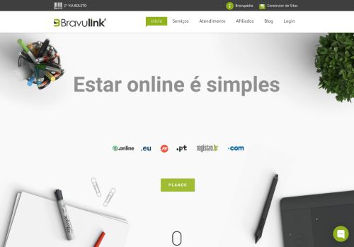 
                            1. Bravulink - Servidor para hospedagem de sites e aplicativos