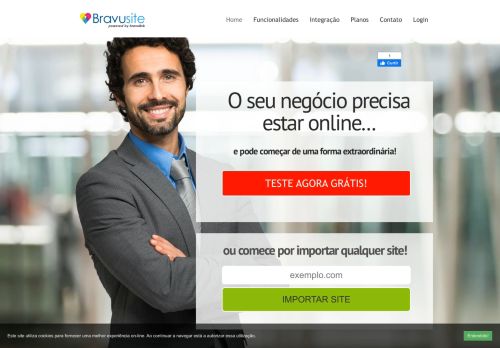 
                            11. Bravusite - Criar site fácil