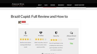 
                            9. Brazil Cupid: Full Review and How to – foreignwifehappylife.com