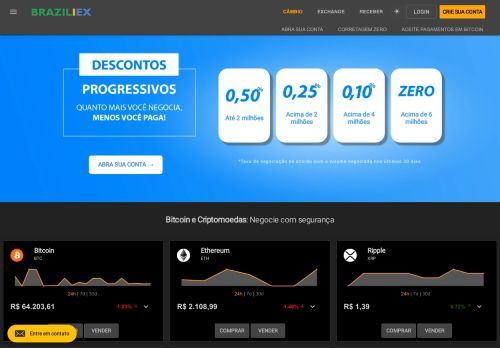 
                            11. Braziliex.com - Compre Bitcoin, Ethereum, Ripple e outras 30 ...