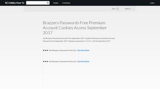 
                            1. Brazzers Passwords Free Premium Account Cookies Access ...