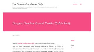 
                            8. Brazzers Premium Account Cookies Update Daily