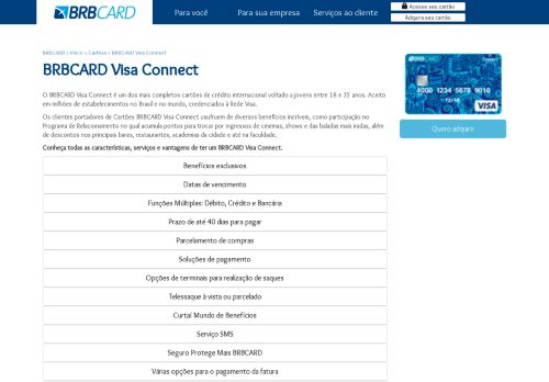 
                            5. BRBCARD Visa Connect
