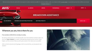 
                            13. Breakdown Assistance | Avis Car Hire Morocco