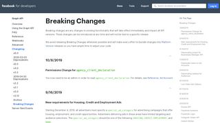 
                            1. Breaking Changes - Graph API - Facebook for Developers