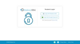 
                            11. Breakout EDU | Login