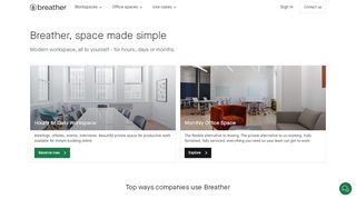 
                            8. Breather - A space to work, meet and focus
