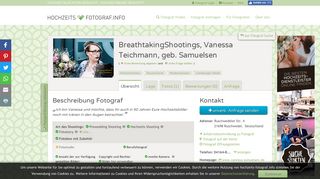 
                            11. BreathtakingShootings, Vanessa Teichmann, geb. Samuelsen ...