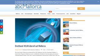 
                            4. Breitband-WLAN überall auf Mallorca - abcMallorca erleben Sie ...