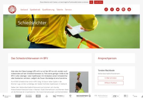 
                            9. Bremer Fußball-Verband Das Schiedsrichterwesen im BFV