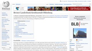 
                            7. Bremer Landesbank Kreditanstalt Oldenburg – Wikipedia