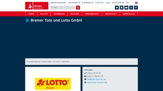 
                            5. Bremer Toto und Lotto GmbH | bremen.de