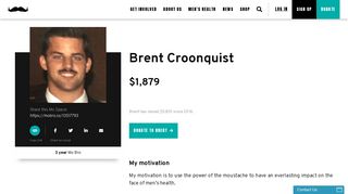 
                            9. Brent Croonquist - Movember United States - Home