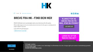 
                            3. Breve fra HK - find dem her på mit HK - HK