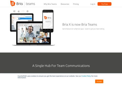 
                            9. Bria X Rebranded with New Features | Bria Teams