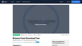 
                            12. Brianna Frost Download Free by zbUT9cqN4w8ku Lynn on Prezi