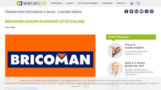 
                            10. Bricoman assume in diverse città italiane - WeCanJob.it