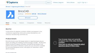 
                            11. BricsCAD Reviews and Pricing - 2019 - Capterra