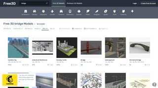 
                            5. Bridge Free 3D Models FBX - .fbx download - Free3D