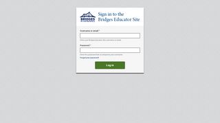 
                            1. Bridges - User account | Bridges Educator Site