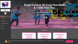 
                            5. Bright Futures 5K Color Run/Walk & 1 Mile Kids Run - RunSignup