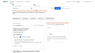 
                            10. Bright Horizons Jobs, Employment | Indeed.com