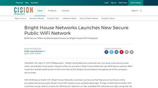 
                            5. Bright House Networks Launches New Secure Public WiFi Network