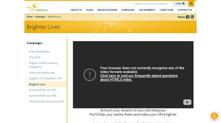 
                            6. Brighter Lives Campaign - Sun Life Malaysia - Sun Life ...